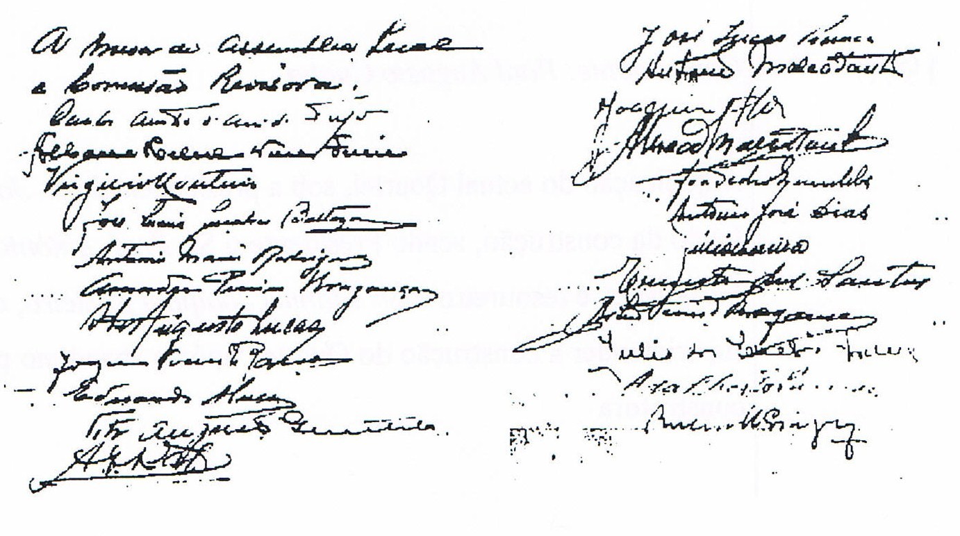 assinaturas estatutos